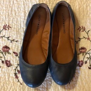 Navy Lucky Brand Ballerina Flats!